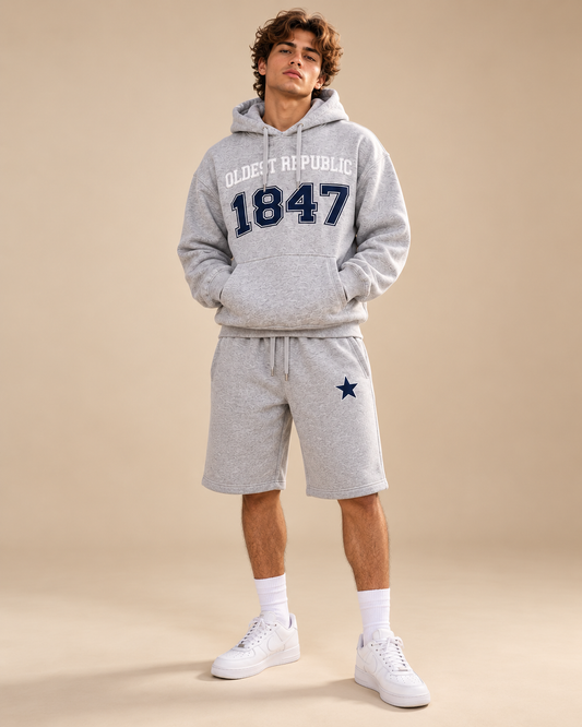 1847 Varsity Knee Shorts Star