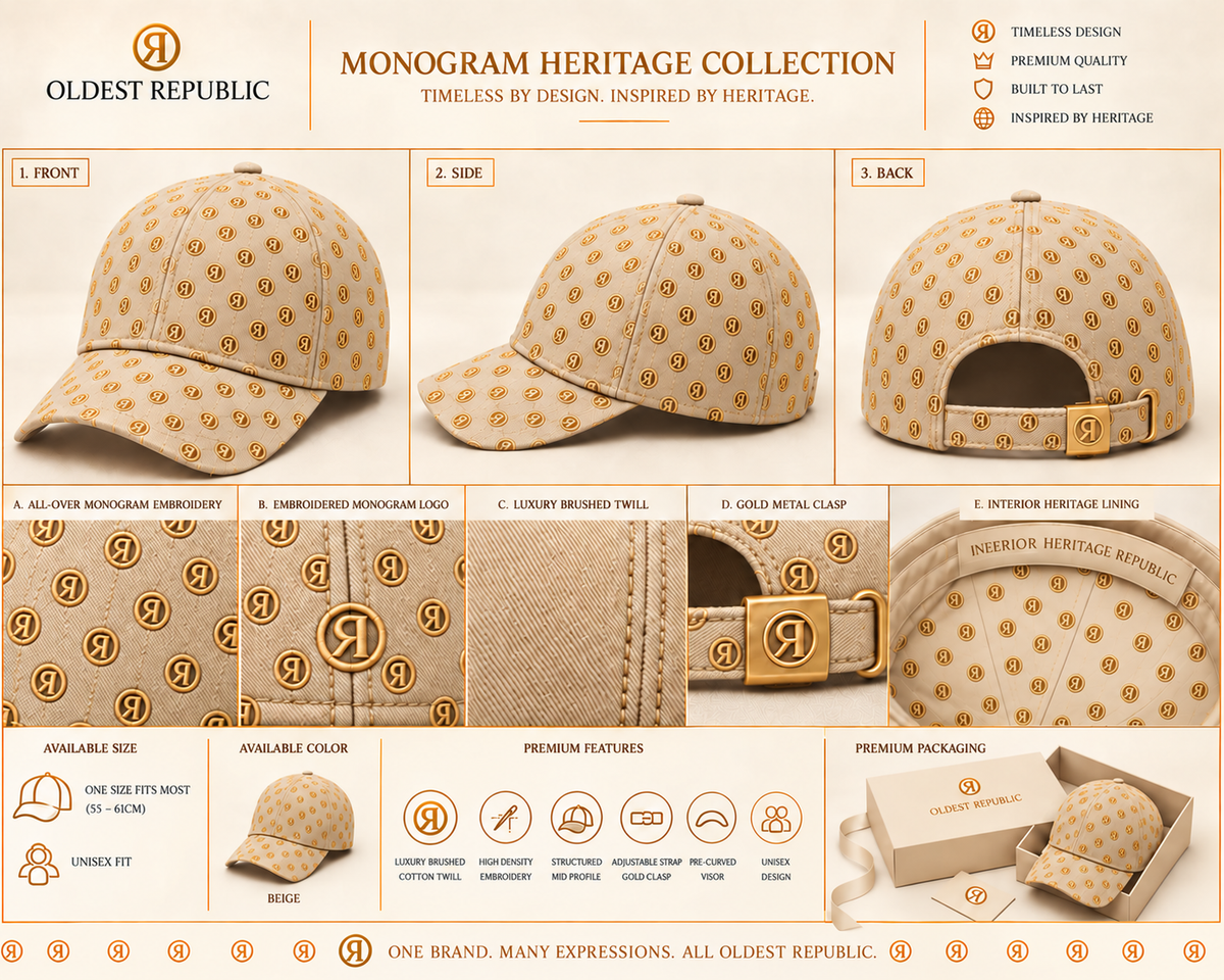 Heritage-Inspired Beige Cap