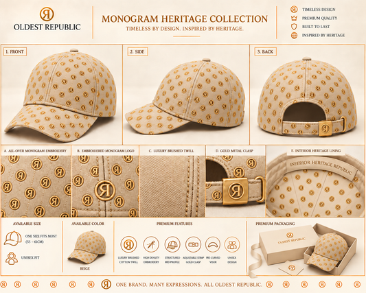 Heritage-Inspired Beige Cap